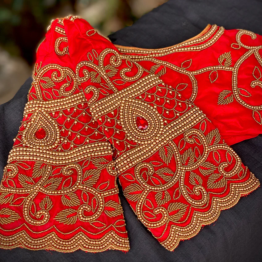 Classic Bridal Aari Blouse